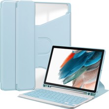 XFashion Samsung Galaxy Tab A8 10.5 (2021) / (2022) Bluetooth Klavyeli Döner Stand Tablet Kapağı (Yurt Dışından)