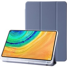 XFashion Huawei Matepad 10.4 (2022) / (2020) / Honor V6 Deri Tablet Kapağı Üç Katlı Stand ile (Yurt Dışından)