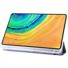 XFashion Huawei Matepad 10.4 (2022) / (2020) / Honor V6 Deri Tablet Kapağı Üç Katlı Stand ile (Yurt Dışından)