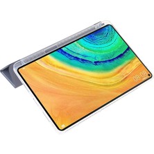 XFashion Huawei Matepad 10.4 (2022) / (2020) / Honor V6 Deri Tablet Kapağı Üç Katlı Stand ile (Yurt Dışından)