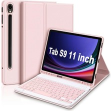 XFashion Samsung Galaxy Tab S9 Fe SM-X510 / X516 / X518 Bluetooth Klavye Tablet Kılıf Pu Flip Cover (Yurt Dışından)