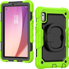 XFashion Lenovo Tab M9 / Lenovo K9 Kickstand Case Pc+Silikon Tablet Kapak Kayış (Yurt Dışından)