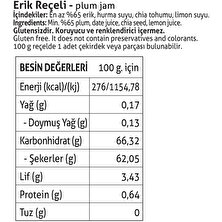 Pol's Gurme Pol'sgurme Erik Reçeli Chia Tohumlu %65 Meyve Oranlı Şeker Ilavesiz 380 gr x 2 Adet