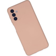Newface Samsung Galaxy A04S Kılıf Nano Içi Kadife  Silikon - Pudra 300099