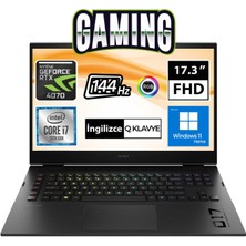 Hp Omen 17-CM2000TT 7N900TT08 I7-13700HX 64GB 1tbssd+1tbssd RTX4070 17.3" Fullhd W11H Taşınabilir Bilgisayar