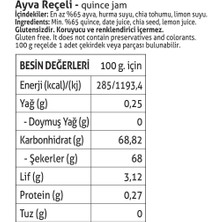 Pol's Gurme Pol'sgurme Chia Tohumlu Şeker Ilavesiz %65 Meyve Oranlı Ayva Reçeli 380 gr