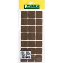 Dim Pacific Kahverengi Yapışkanlı Keçe 30MM x 30MM (50 Adet)