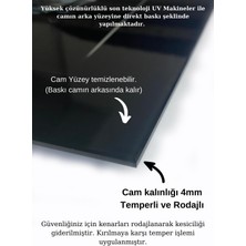 Acres Deniz Atı Dekoratif Cam Tablo