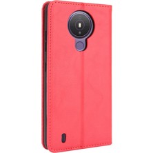 Yihang Boutique Nokia 1.4 Pu Deri Cüzdan Manyetik Kapatma Için Telefon Kılıfı (Yurt Dışından)