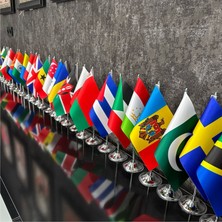 Asya Bayrak Kalmuk Cumhuriyeti Tekli  Masa Bayrağı