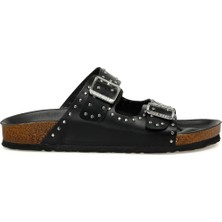 Nine West MICTAN 4FX Siyah Kadın Düz Terlik