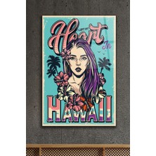 Acres Hawaıı Art Dekoratif Cam Tablo