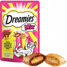 Dreamies Mix Kedi Ödül Maması Biftekli ve Peynirli 60 gr