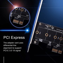 Humble Kartlara Ekle Pcıe - M2 Adaptörü Pcı Express 3.0 X1 - Nvme SSD M2 Pcıe Yükseltici Adaptör Desteği 2230 2242 2260 2280 M.2 SSD (Yurt Dışından)