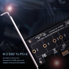 Humble Kartlara Ekle Pcıe - M2 Adaptörü Pcı Express 3.0 X1 - Nvme SSD M2 Pcıe Yükseltici Adaptör Desteği 2230 2242 2260 2280 M.2 SSD (Yurt Dışından)
