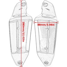 Humble Motosiklet Handguard Cam Rüzgar Kalkanı El Koruması Koruyucu Bar Xadv 750 X-Adv 750 XADV750 2021 2022 (Yurt Dışından)