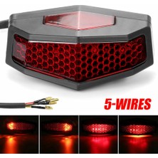 Humble 5 In 1 Motosiklet LED Dönüş Sinyalleri Durdurma Arka Kuyruk Fren Lambası (Yurt Dışından)