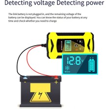Humble 12V 6A Araç Akü Şarj Cihazı 220V Akıllı Motosiklet Araç Şarj Cihazı Ab Tak (Yurt Dışından)