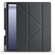Fogy Samsung Galaxy Tab A9 8.7inç X110 X115 Uyumlu Kılıf Kalem Bölmeli Trifolding Case Kapak
