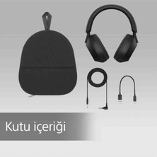 Sony WH-1000XM5 Siyah Kulak Üstü Bluetooth Gürültü Engelme Özelligi Kulaklık