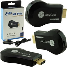 Anycast M4 Plus HDMI Görüntü Ses Aktarıcı Kablosuz Ses ve Görüntü Aktarıcı HDMI Girişli