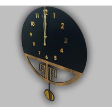 STE Desing Dmr Ahşap Duvar Saati, Ahşap Duvar Saati, Duvar Saati, Sessiz Duvar Saati, Wooden Wall Clock