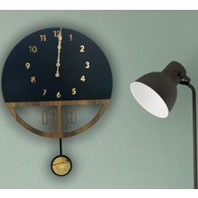 STE Desing Dmr Ahşap Duvar Saati, Ahşap Duvar Saati, Duvar Saati, Sessiz Duvar Saati, Wooden Wall Clock