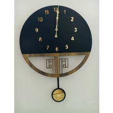 STE Desing Dmr Ahşap Duvar Saati, Ahşap Duvar Saati, Duvar Saati, Sessiz Duvar Saati, Wooden Wall Clock