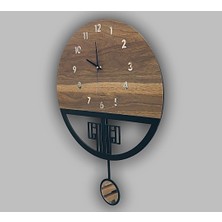 STE Desing Dmr Ahşap Duvar Saati, Ahşap Duvar Saati, Duvar Saati, Sessiz Duvar Saati, Wooden Wall Clock