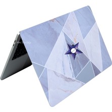 McStorey Macbook Air M1 Kılıf Kaplama Sticker Laptop Koruyucu A2337 ile Uyumlu Marble14