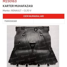 Karter Muhafazası Clıo V 758905836R 758905836R