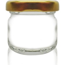 Ziylan 29 cc Cam Kavanoz Kapaklı -Numunelik Cam Kavanoz- 20 Adet