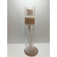 Ziylan 60 ml Şeffaf Plastik Şişe + Serum Pompalı Boş Şişe Medikal Şişe 100 Adet