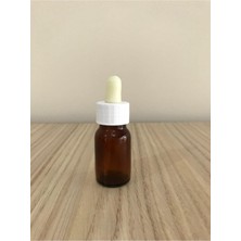 Ziylan 20 cc Ecza Amber Şişe Plastik Damlalıklı Cam Şişe 50 Adet