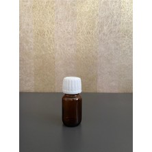 Ziylan 20 cc Cam Kahverengi Beyaz Kapaklı Şişe 48 Adet