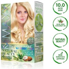 Toptan Bulurum Toptanbulurum 2 Paket Natural Beauty Amonyaksız Saç Boyası 10.0 Açık Sarı