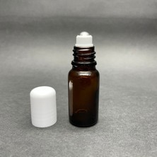 Ziylan 20 cc Amber Cam Roll-On Şişesi - 20 ml Çelik Bilyeli Şişe - Cam Roll On Şişe - Cam Şişe (120 Adet)