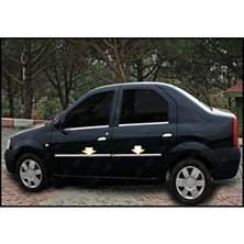 Ebal Oto Dacia Logan Krom Yan Kapı Çıtası 4 Kapı 2005-2012 P. Çelik