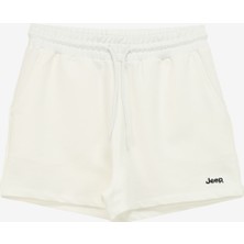 Jeep Kırık Beyaz Erkek Sweat Şort J4SL-SHT7033