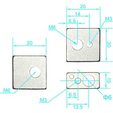 Pabiflo 5 Adet Exuder Boğaz Tüpü ve 5 Adet Exuder Nozulu ve 5 Adet Hotend (Yurt Dışından)