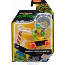 Playmates Tmnt Switch Kick Skaters Figür TU812001 - Leonardo