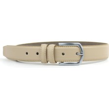 Rakerplus Krem 3 cm Erkek Çocuk Kemeri (80-100CM)