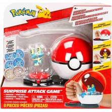 Jazwares Pokemon Surprise Attack Oyun Seti - Froakie ve Poke Ball