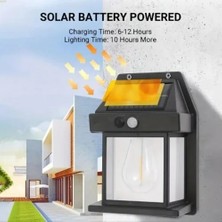 Chance Gift Güneş Enerjili Bahçe LED Ampul Hareket Sensörlü Bahçe LED Su Geçirmez 3 Mod'lu Solar LED