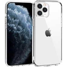 HappyCase Apple Iphone 11 Pro Kılıf Space Kapak Darbe Emici Kamera Korumasız Şeffaf Silikon Kılıf