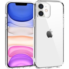 HappyCase Apple Iphone 11 Kılıf Space Kapak Darbe Emici Kamera Korumasız Şeffaf Silikon Kılıf