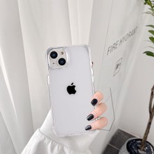 HappyCase Apple Iphone 13 Kılıf Space Kapak Darbe Emici Kamera Korumasız Şeffaf Silikon Kılıf