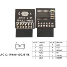 Pabiflo Windows 11 Için Lpc 2.0 Şifreleme Güvenlik Modülü 12PIN (Yurt Dışından)