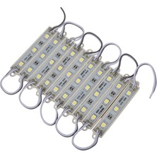 Pabiflo 3 x 10 Adet 5050 Smd 3 LED Modül Sip Su Geçirmez Dc 12V Soğuk Beyaz (Yurt Dışından)