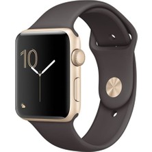 HappyCase Apple Watch Seri 1/2/3/4/5/6/7/8/se/ultra 38MM 40MM 41MM Kordon Kayış Bileklik Klasik Silikon Kahve